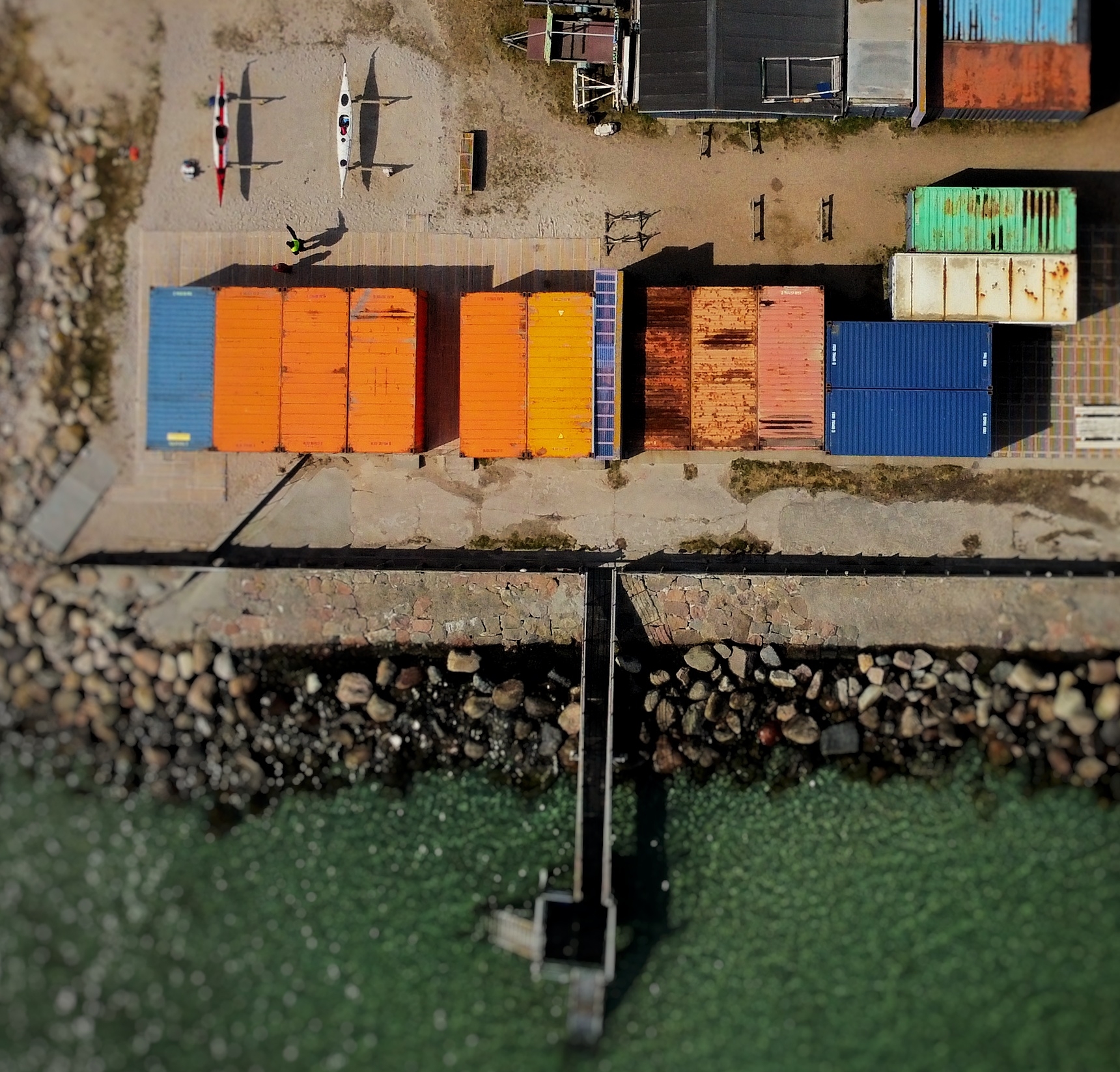 Container havn drone